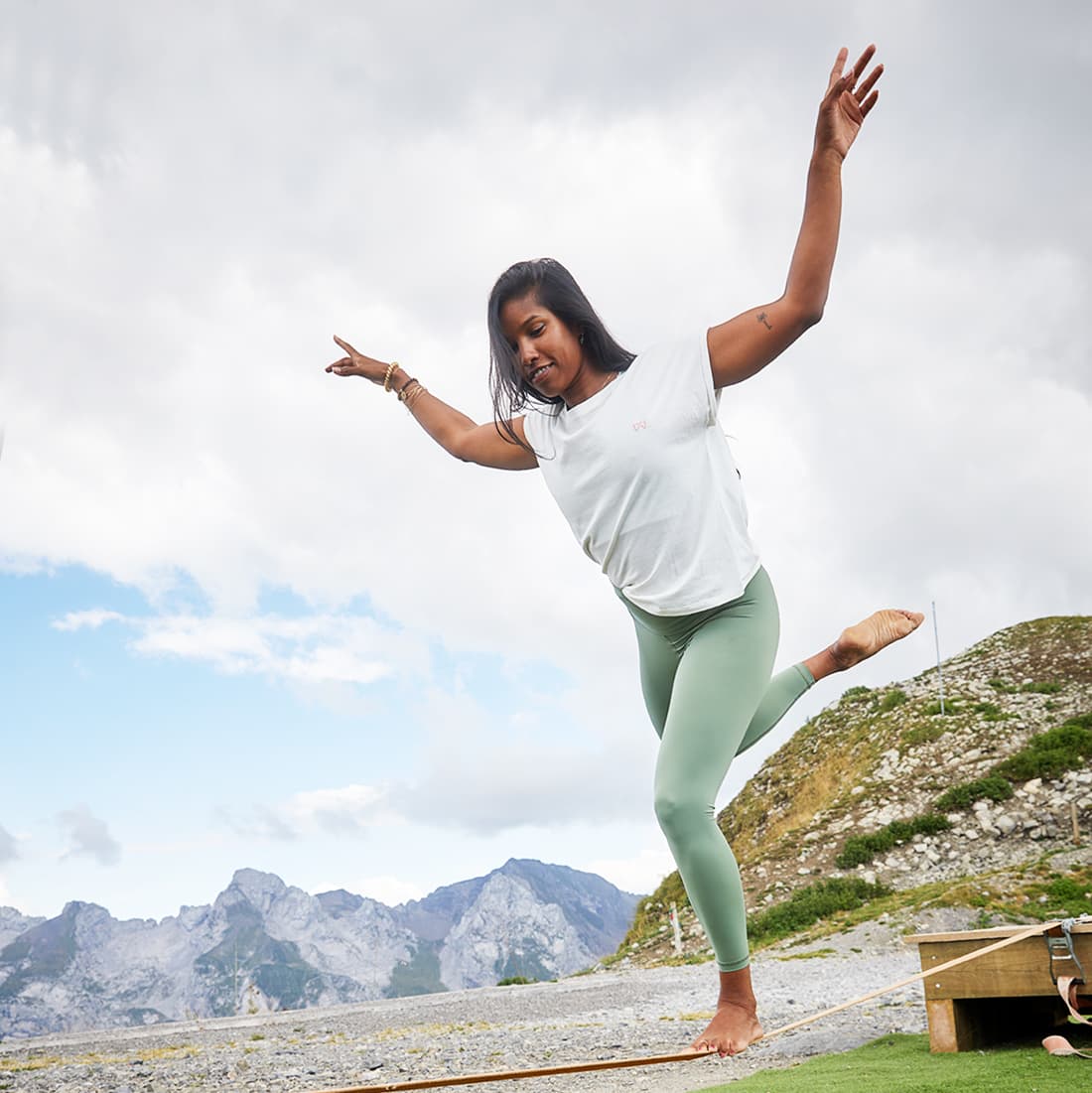 Meika tishirt blanc @kettyyoga